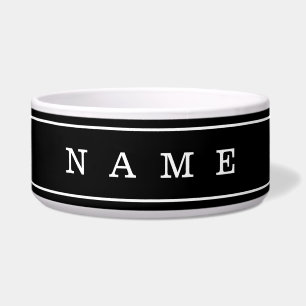 Your Custom Text & Modern Stripes Black & White