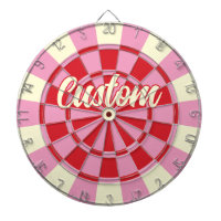 Your Custom Text on Vintage Pink And Red Design