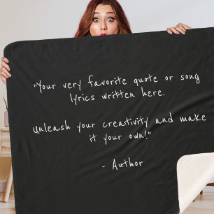 Your custom text or in jokes BFF Sherpa Blanket