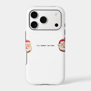 Your Custom Text Santa Cookie Christmas