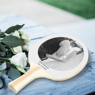 Your Custom Wedding Photo Ping Pong Paddle