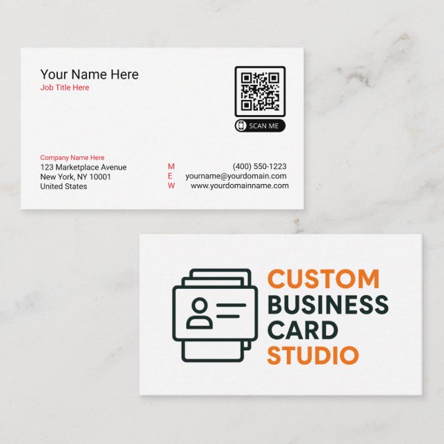 Your Customised Business Cards (Front/Back)