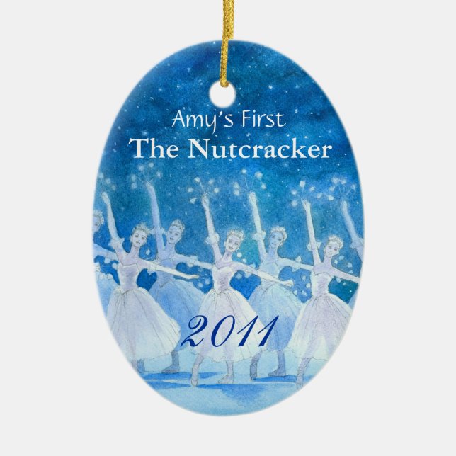 Your Dancer's First Nutcracker Ornament (Front)