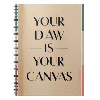 Your DAW Is Your Canvas option 2 Notebook