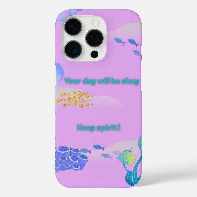 your day will be okay iphone 16 pro case... Case-Mate iPhone case (Back)