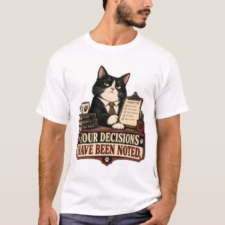 Your Decisions Have Been Noted T-Shirt