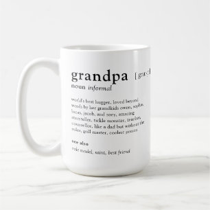 Your Definition of Grandpa Personalised Photo Mug
