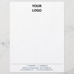 Your Design Business Letterhead Template with Logo