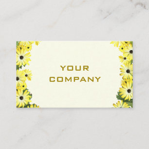 Your Design Floral Business Card Example