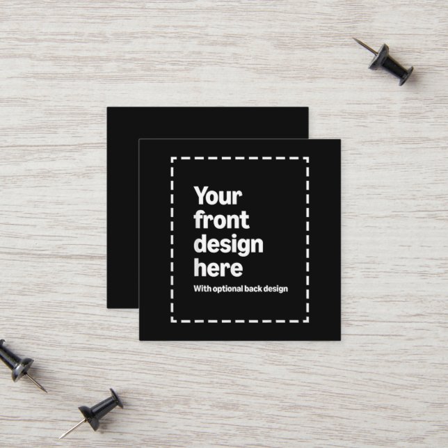 Your Design Here Calling Card (Front/Back In Situ)