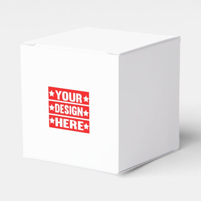 Your Design Here Custom  Favour Box (Front Side)