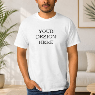 Your Design Here Custom Funny T-Shirt Template