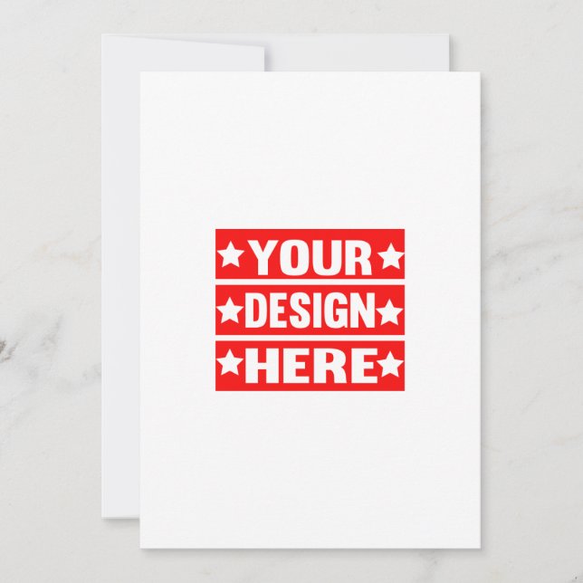 Your Design Here Custom   Invitation (Front)