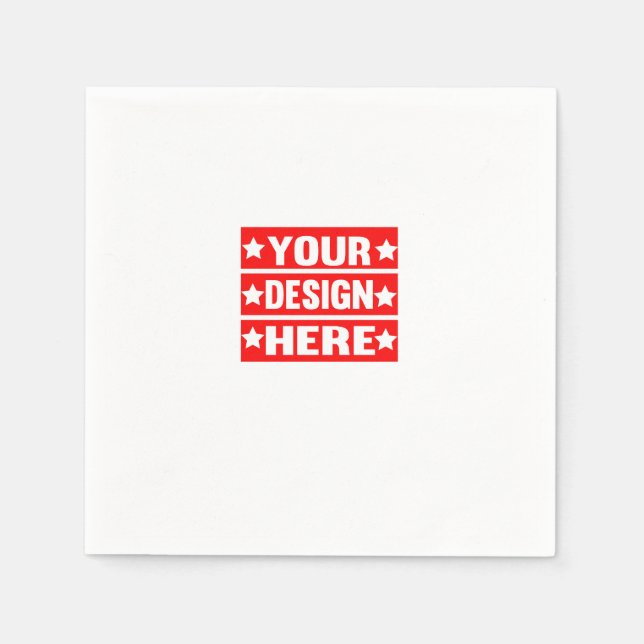 Your Design Here Custom  Napkin (Front)