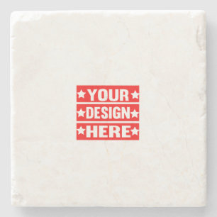 Your Design Here Custom  Stone Coaster
