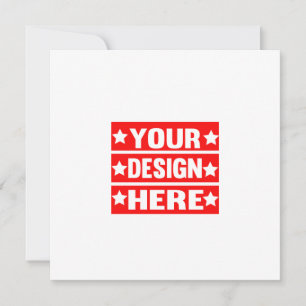 Your Design Here Custom  Thank You Card