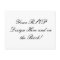 Your Design Here! Custom Wedding RSVP Card