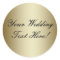 Your Design Here! Customisable Gold Wedding Seal