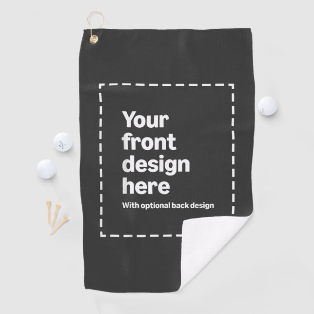 Your Design Here Golf Towel (InSitu)