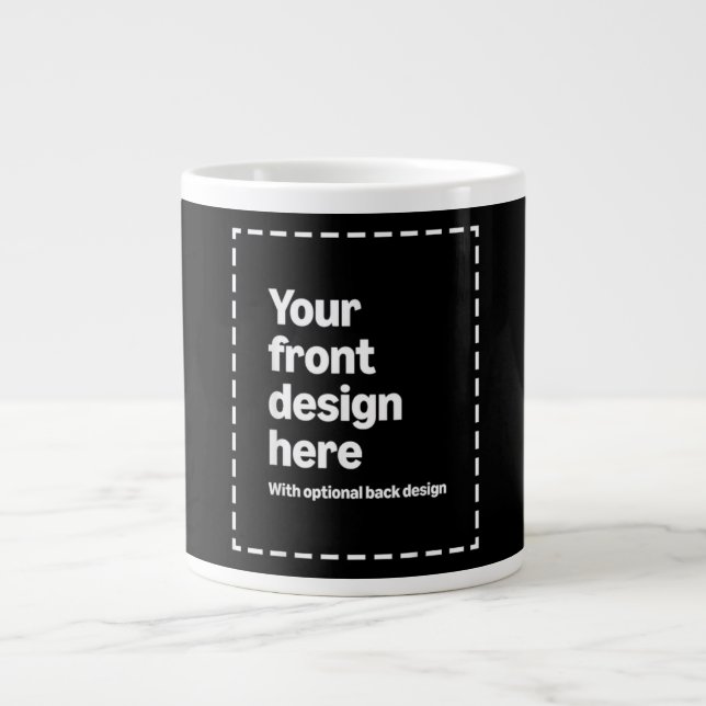 Your Design Here Large Coffee Mug (Front)