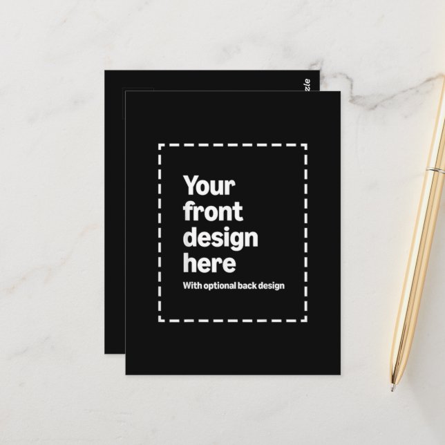 Your Design Here Postcard (Front/Back In Situ)