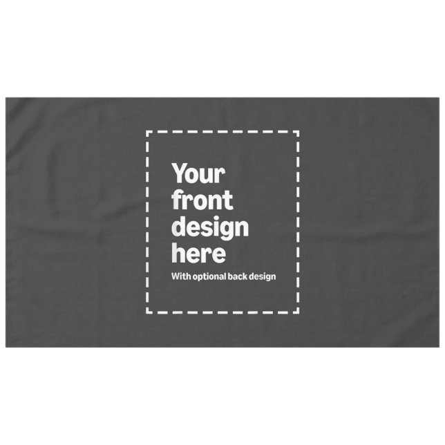 Your Design Here Tablecloth (Front (Horizontal))
