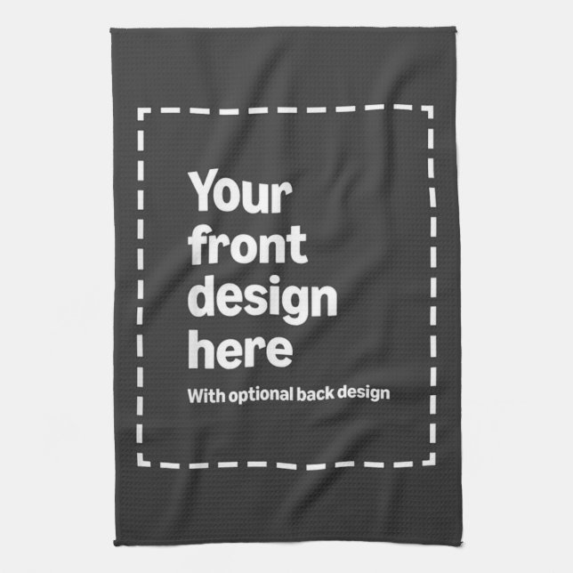 Your Design Here Tea Towel (Vertical)