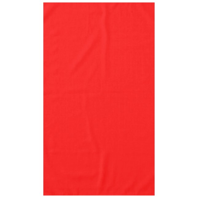 Your Design on 60"x104" Red Tablecloth (Front)