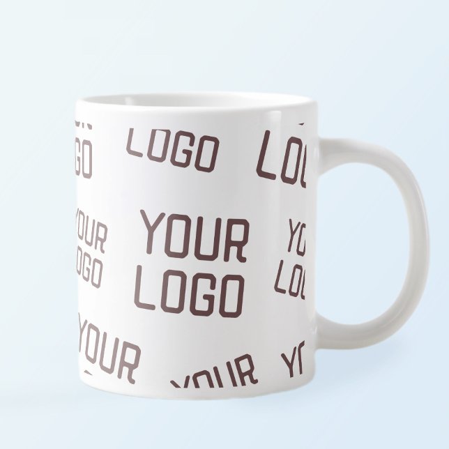 Your Design or Business Logo | Random Placement Large Coffee Mug (Creator Uploaded)