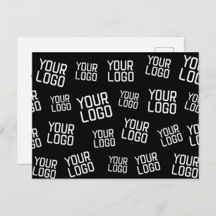 Your Design or Business Logo   Random Placement Postcard