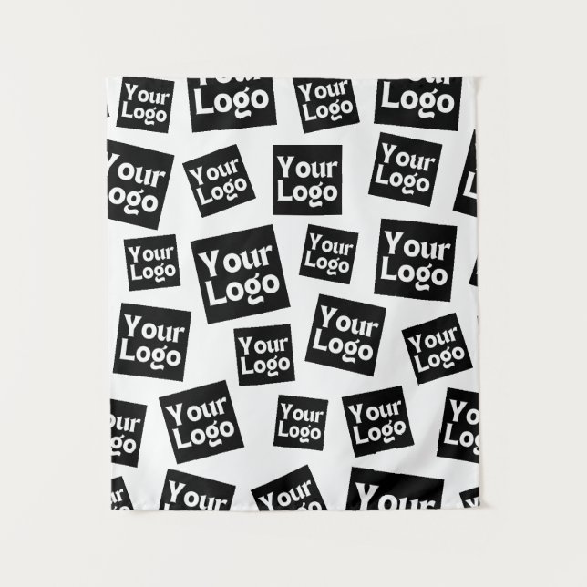 Your Design or Business Logo | Random Placement Tapestry (Front)
