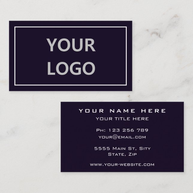 Your Design Promotional Business Card Choose Colou (Front/Back)