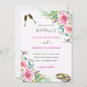 Your Design QR Code Wedding Invitation Template