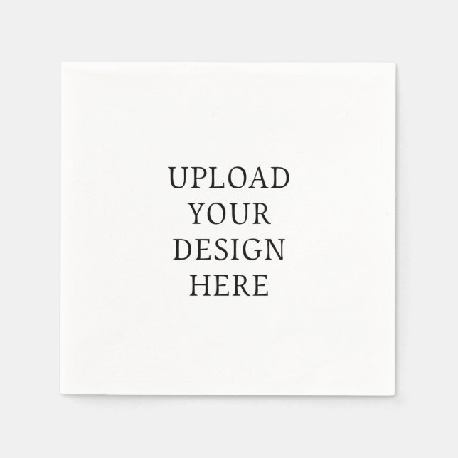 Your Design Upload Custom Event  Napkin (Front)