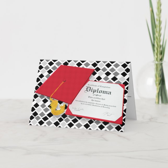 Your Diploma Card (Front)