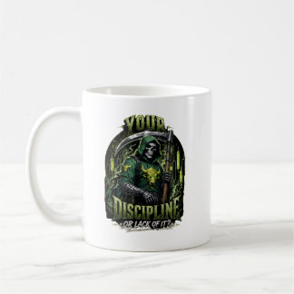 Your Discipline or Lack of It Dark Reaper Coffee Mug