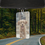 Your Dog | 2 Photo Upload Cute Pet Picture Car Air Freshener<br><div class="desc">Custom photo design your own template to include 2 of your favorite photographs of your dog, cat, pets, baby, kids, family or friends! An easy to personalize template to make your own one of a kind design with your images. The perfect gift for a loved one! The images shown are...</div>