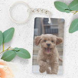 Your Dog | 2 Photo Upload Cute Pet Picture Key Ring<br><div class="desc">Custom photo design your own template to include 2 of your favourite photographs of your dog, cat, pets, baby, kids, family or friends! An easy to personalise template to make your own one of a kind design with your images. The perfect gift for a loved one! The images shown are...</div>