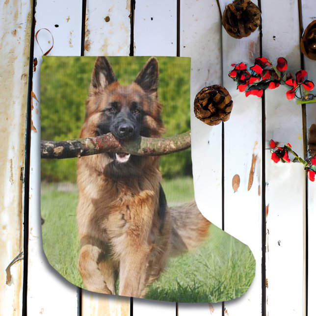 Your Dog, Cat or Pet Photo Christmas Large Christmas Stocking (Creator Uploaded)