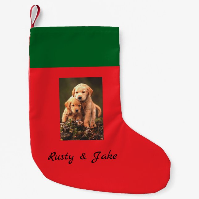 Your dog's personalised Christmas stocking (Front)