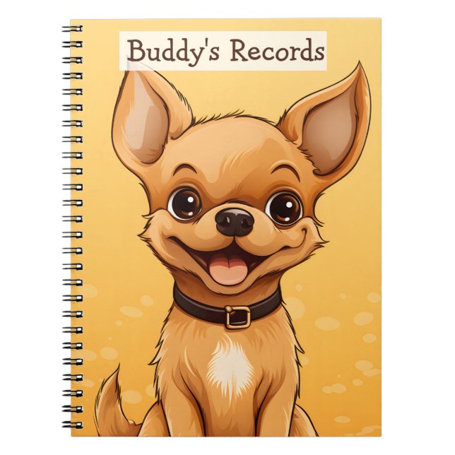 Your Dog's Records  Notebook (Front)
