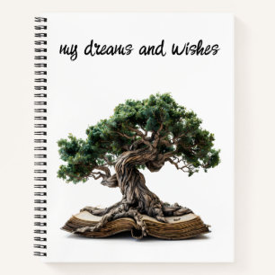 Your Dreams with 'My Wishes' Spiral Notebook