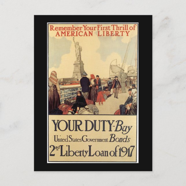 "Your Duty" - 2nd Liberty Loan Postcard (Front)