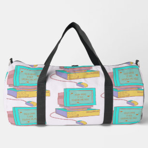 Your Email Is Not Finding Me Well Funny Retro Duffle Bag