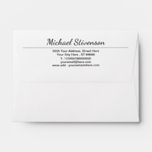 Your Envelope with Name Address Contact Info