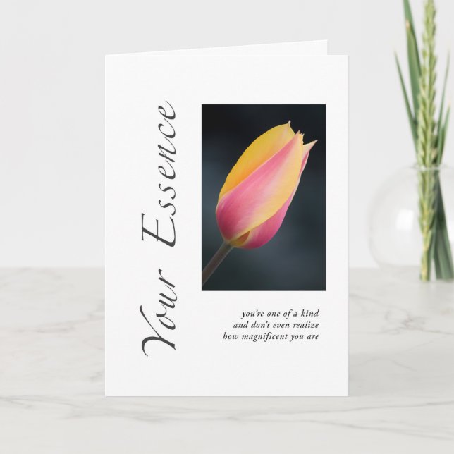 Your Essence Tulip Thank You Card (Front)