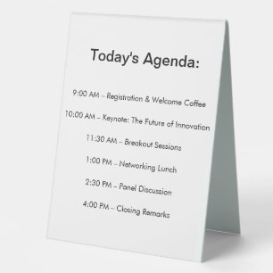 Your Exclusive Corporate Event Agenda Awaits!