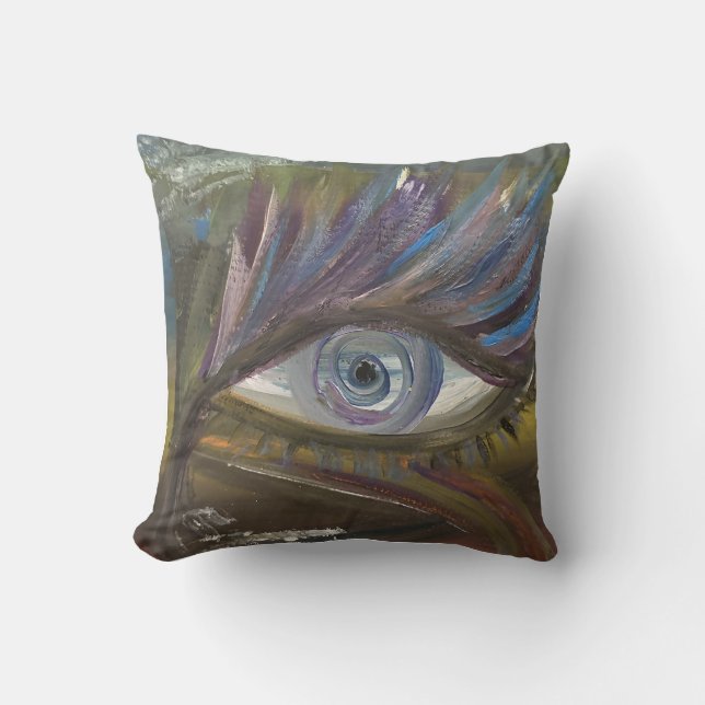 your eye is the mirror of your soul cushion (Front)