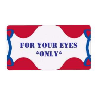 YOUR EYES ONLY label