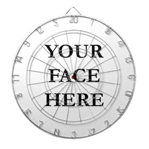 YOUR FACE custom photo Dartboard